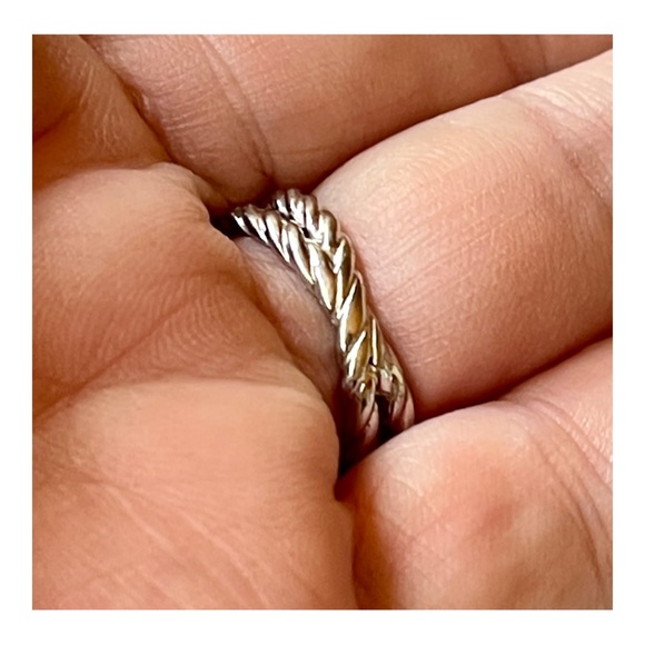 6ct Cushion Cut Amethyst Sterling 925 twisted setting ring! Incredible STONE! - Picture 8 of 9